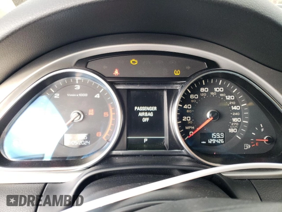 2013 Audi Q7 3.0L TDI Premium with VIN WA1CMAFE9DD000775, listed as a Copart auction lot 83447794 with 129,426 mi miles and Salvage Title. Bid and sale history available at carsss.com. Image 9.