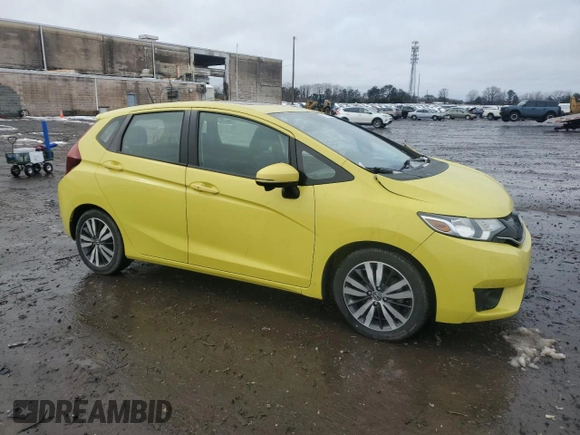 2016 Honda Fit EX-L with VIN 3HGGK5H80GM705311, listed as a Copart auction lot 45185035 with 26,457 mi miles and Salvage title. Bid and sale history available at DreamBid. Image 4.