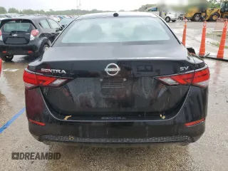 2024 Nissan Sentra SV with VIN 3N1AB8CV7RY362241, listed as a Copart auction lot 57990825 with 6,214 mi miles and Salvage title. Bid and sale history available at DreamBid. Image 6.