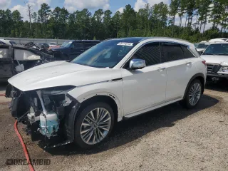 2024 Infiniti QX50 SENSORY with VIN 3PCAJ5EB9RF101237, listed as a Copart auction lot 69114614 with 326 mi miles and Salvage Title. Bid and sale history available at carsss.com. Image 1.