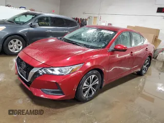 2021 Nissan Sentra SV with VIN 3N1AB8CV2MY279955, listed as a Copart auction lot 49726485 with 71,356 mi miles and Salvage Title. Bid and sale history available at carsss.com. Image 1.