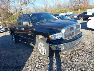 2005 Dodge Ram 1500 SLT with VIN 1D7HU18D45S144334, listed as a IAAI auction lot 40820641 with 183,963 mi miles. Bid and sale history available at carsss.com. Image 1.