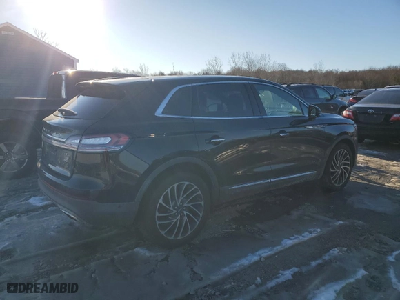 2019 Lincoln Nautilus Reserve with VIN 2LMPJ8L96KBL36046, listed as a Copart auction lot 44935475 with 44,772 mi miles and Salvage Title. Bid and sale history available at carsss.com. Image 3.