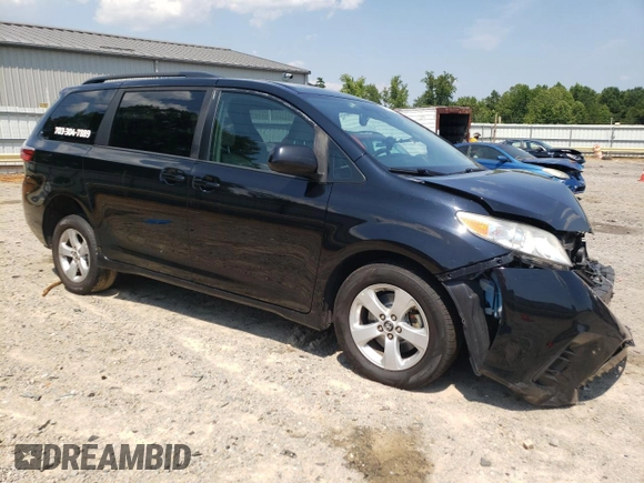 2019 Toyota Sienna LE Auto Access Seat with VIN 5TDKZ3DC9KS982129, listed as a Copart auction lot 62983214 with 246,772 mi miles and Salvage title. Bid and sale history available at DreamBid. Image 4.