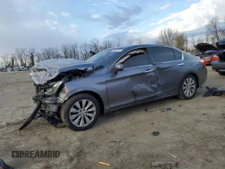 2013 Honda Accord Sdn EX-L with VIN 1HGCR2F82DA175654, listed as a Copart auction lot 50581295 with Not Provided miles and Salvage Title. Bid and sale history available at carsss.com. Image 1.