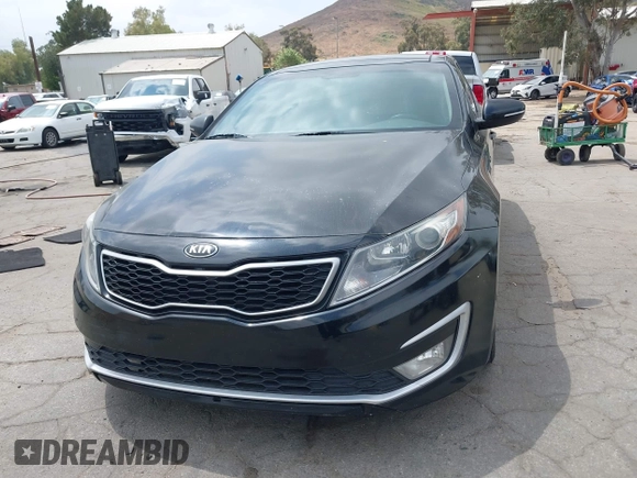 2013 Kia Optima Hybrid EX with VIN KNAGM4AD3D5057701, listed as a IAAI auction lot 42111647 with 160,426 mi miles. Bid and sale history available at carsss.com. Image 6.