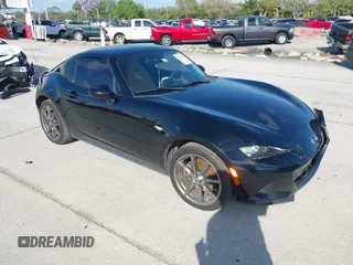 2017 Mazda MX-5 Miata RF Grand Touring with VIN JM1NDAM78H0100544, listed as a IAAI auction lot 41758005 with 81,082 mi miles. Bid and sale history available at carsss.com. Image 1.