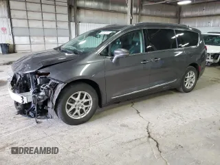 2021 Chrysler Pacifica Touring L z VIN 2C4RC1BGXMR588001, wystawiony jako Copart lot #54562505 z przebiegiem 128 350 mil mil oraz Szkoda całkowita • Salvage title. Historia ofert i sprzedaży dostępna na DreamBid. Obrazek 1.