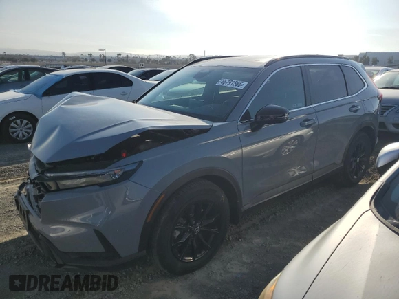 2024 Honda CR-V Sport-L with VIN 7FARS5H83RE025647, listed as a Copart auction lot 45791585 with 17,697 mi miles and Salvage Title. Bid and sale history available at DreamBid. Image 1.