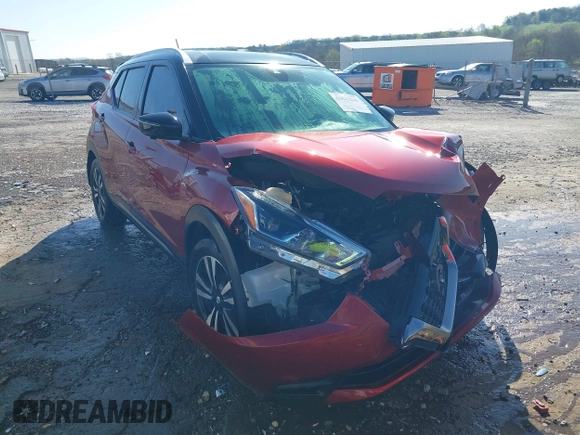2020 Nissan Kicks SR with VIN 3N1CP5DV7LL554917, listed as a IAAI auction lot 41942545 with 54,789 mi miles and . Bid and sale history available at DreamBid. Image 1.