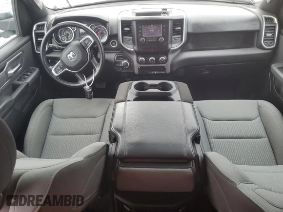2023 Ram 1500 Big Horn with VIN 1C6SRFBT1PN512704, listed as a Copart auction lot 86628374 with 19,866 mi miles and Salvage Title. Bid and sale history available at carsss.com. Image 8.