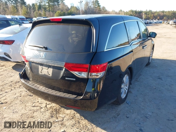 2017 Honda Odyssey SE with VIN 5FNRL5H32HB020340, listed as a IAAI auction lot 41884146 with 45,822 mi miles and . Bid and sale history available at carsss.com. Image 4.