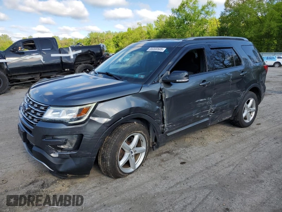 2017 Ford Explorer XLT z VIN 1FM5K8DH5HGA74253, wystawiony jako Copart lot #56300505 z przebiegiem 97 784 mil mil oraz Szkoda całkowita • Salvage title. Historia ofert i sprzedaży dostępna na DreamBid. Obrazek 1.