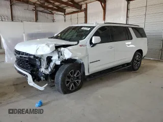 2023 Chevrolet Suburban Z71 с VIN 1GNSKDKDXPR402129, выставлен на аукционе Copart как лот 50512255 с пробегом 47 351 миль миль и Списание • Salvage title. История ставок и продаж доступна на DreamBid. Изображение 1.