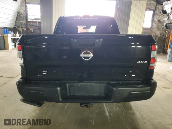 2023 Nissan Frontier Pro-4X with VIN 1N6ED1EK7PN630005, listed as a Copart auction lot 55478235 with 37,114 mi miles and Salvage title. Bid and sale history available at DreamBid. Image 6.