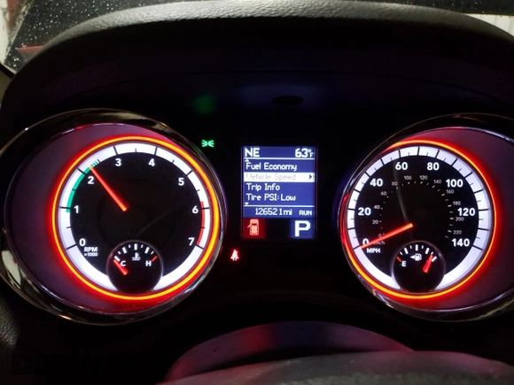 2012 Dodge Durango Crew with VIN 1C4SDJDT0CC323006, listed as a Copart auction lot 63631985 with 126,521 mi miles and Salvage title. Bid and sale history available at DreamBid. Image 9.