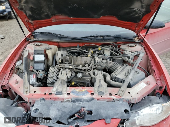 2004 Chevrolet Monte Carlo SS with VIN 2G1WX12K449193350, listed as a Copart auction lot 44987355 with 141,715 mi miles and Salvage Title. Bid and sale history available at carsss.com. Image 11.