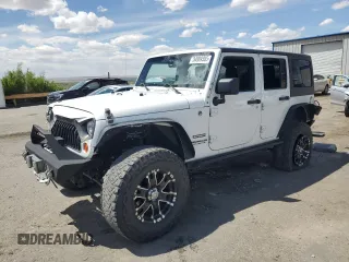 2013 Jeep Wrangler Unlimited Sport z VIN 1C4HJWDG8DL521708, wystawiony jako Copart lot #54989385 z przebiegiem 139 469 mil mil oraz Szkoda całkowita • Salvage title. Historia ofert i sprzedaży dostępna na DreamBid. Obrazek 1.