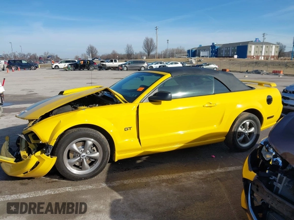 2006 Ford Mustang GT Deluxe with VIN 1ZVFT85H065120839, listed as a IAAI auction lot 41479836 with 87,079 mi miles. Bid and sale history available at carsss.com. Image 14.