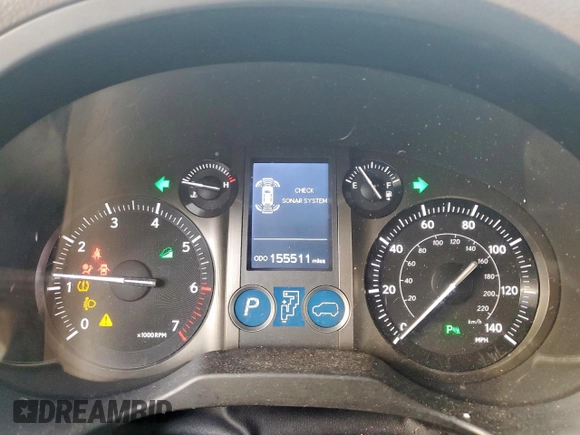 2015 Lexus GX 460 with VIN JTJBM7FX1F5113412, listed as a Copart auction lot 58821855 with 155,511 mi miles and Salvage title. Bid and sale history available at DreamBid. Image 9.