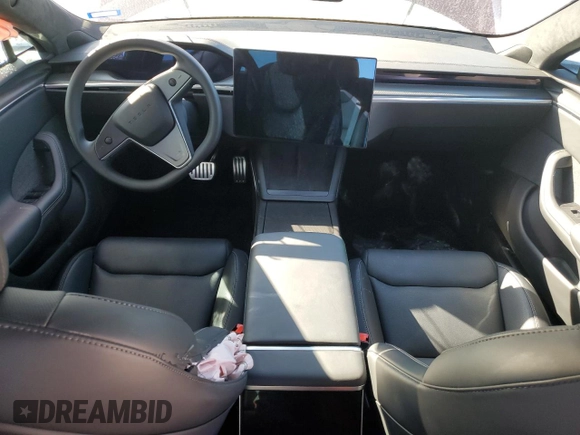 2024 Tesla Model S Plaid с VIN 5YJSA1E61RF533045, выставлен на аукционе Copart как лот 86246324 с пробегом Не указан миль и Списание • Salvage title. История ставок и продаж доступна на DreamBid. Изображение 8.