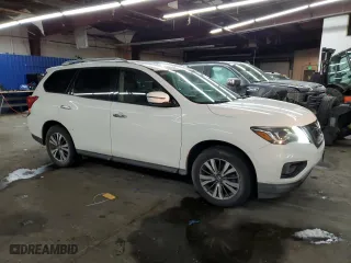 2017 Nissan Pathfinder S with VIN 5N1DR2MM3HC690476, listed as a Copart auction lot 89148845 with 63,624 mi miles and Salvage Title. Bid and sale history available at carsss.com. Image 4.