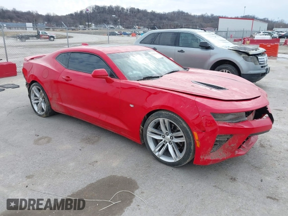 2018 Chevrolet Camaro 2SS with VIN 1G1FH1R74J0185575, listed as a IAAI auction lot 41581138 with 59,817 mi miles and . Bid and sale history available at DreamBid. Image 1.