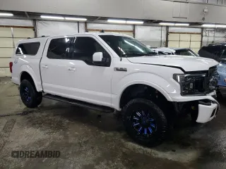 2020 Ford F-150 XL with VIN 1FTEW1E5XLKD39260, listed as a Copart auction lot 44714505 with 60,604 mi miles and Salvage Title. Bid and sale history available at carsss.com. Image 4.