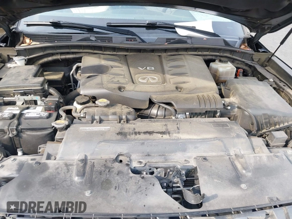 2019 Infiniti QX80 LUXE with VIN JN8AZ2NE7K9238439, listed as a IAAI auction lot 41961424 with Not Provided miles. Bid and sale history available at carsss.com. Image 10.