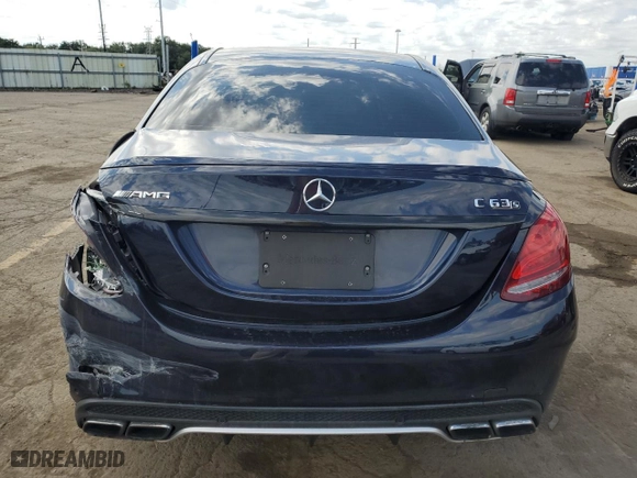 2016 Mercedes-Benz C-Class AMG C 63 S with VIN 55SWF8HB4GU143203, listed as a Copart auction lot 70468244 with 75,812 mi miles and Clean Title. Bid and sale history available at carsss.com. Image 6.