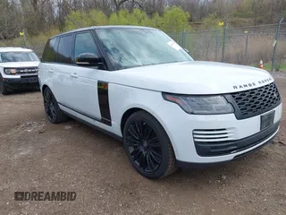 2019 Land Rover Range Rover with VIN SALGS2RE6KA535049, listed as a IAAI auction lot 42117405 with 118,352 mi miles and . Bid and sale history available at DreamBid. Image 1.