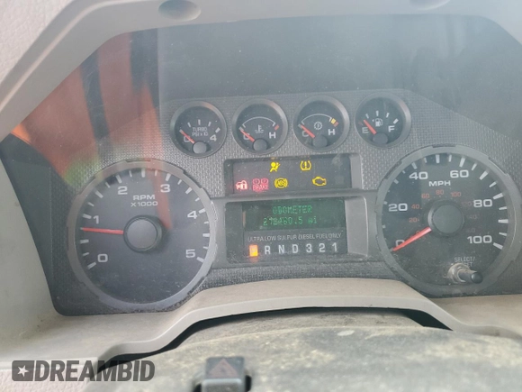 2010 Ford F-350 with VIN 1FTWF3AR0AEB17783, listed as a Copart auction lot 59580214 with 212,480 mi miles and Clean title. Bid and sale history available at DreamBid. Image 9.