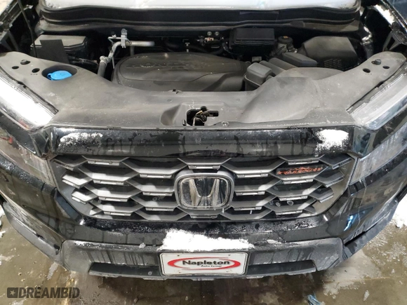 2024 Honda Passport TrailSport with VIN 5FNYF8H67RB000522, listed as a Copart auction lot 45747505 with 28,103 mi miles and Salvage Title. Bid and sale history available at carsss.com. Image 12.
