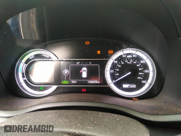 2018 Kia Niro LX with VIN KNDCB3LCXJ5147445, listed as a IAAI auction lot 41930470 with 134,224 mi miles. Bid and sale history available at carsss.com. Image 7.