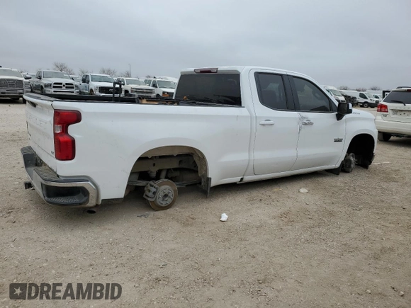 2021 Chevrolet Silverado 1500 LT with VIN 1GCRWCEK9MZ372164, listed as a Copart auction lot 44400145 with Not Provided miles and Clean Title. Bid and sale history available at DreamBid. Image 3.
