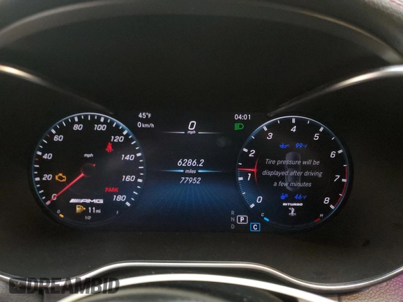 2020 Mercedes-Benz C 43 AMG z VIN WDDWJ6EB3LF946072, wystawiony jako Copart lot #51407345 z przebiegiem 77 952 mil mil oraz Czysty tytuł • Clean title. Historia ofert i sprzedaży dostępna na DreamBid. Obrazek 9.