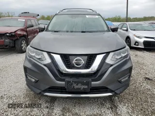 2017 Nissan Rogue S with VIN JN8AT2MV1HW017111, listed as a Copart auction lot 52880605 with 100,735 mi miles and Salvage Title. Bid and sale history available at carsss.com. Image 5.