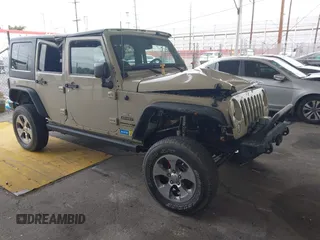 2018 Jeep Wrangler Unlimited Sport S with VIN 1C4BJWDG3JL809752, listed as a IAAI auction lot 42101293 with 50,342 mi miles and . Bid and sale history available at DreamBid. Image 1.
