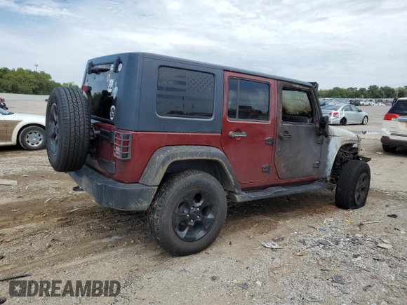 2007 Jeep Wrangler Unlimited Sahara z VIN 1J8GB59107L203053, wystawiony jako Copart lot #66549364 z przebiegiem Nie podano mil oraz Szkoda całkowita • Salvage title. Historia ofert i sprzedaży dostępna na DreamBid. Obrazek 3.