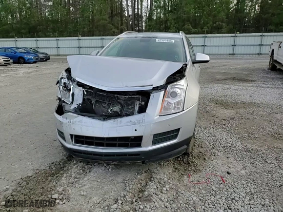 2012 Cadillac SRX Luxury Collection with VIN 3GYFNAE3XCS650076, listed as a Copart auction lot 42585955 with 87,416 mi miles and Salvage Title. Bid and sale history available at carsss.com. Image 11.