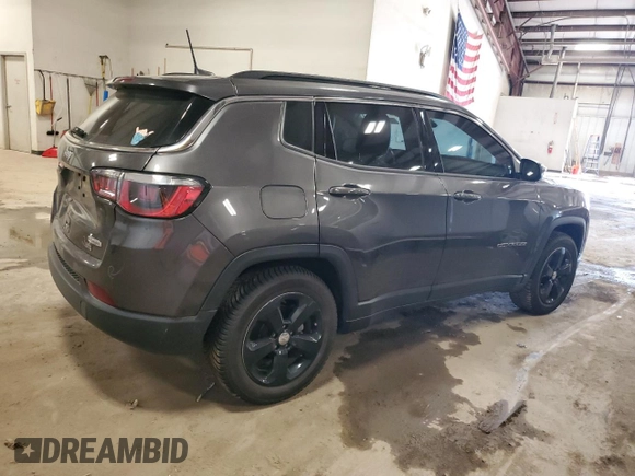 2020 Jeep Compass Latitude with VIN 3C4NJCBB2LT154803, listed as a Copart auction lot 53389515 with 45,152 mi miles and Clean title. Bid and sale history available at DreamBid. Image 3.