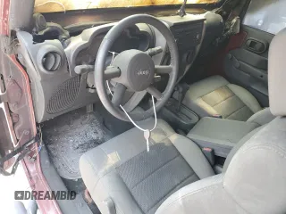 2008 Jeep Wrangler X with VIN 1J4FA24118L538510, listed as a Copart auction lot 59258615 with Not provided miles and Salvage title. Bid and sale history available at DreamBid. Image 8.