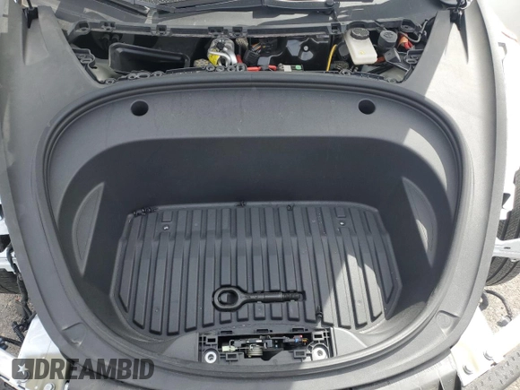 2023 Tesla Model 3 with VIN 5YJ3E1EA5PF413923, listed as a Copart auction lot 49008435 with 28,373 mi miles and Salvage Title. Bid and sale history available at DreamBid. Image 12.