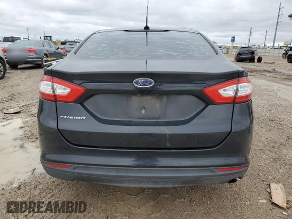 2016 Ford Fusion S with VIN 3FA6P0G71GR345370, listed as a Copart auction lot 44597195 with 0 mi miles and Salvage Title. Bid and sale history available at carsss.com. Image 6.