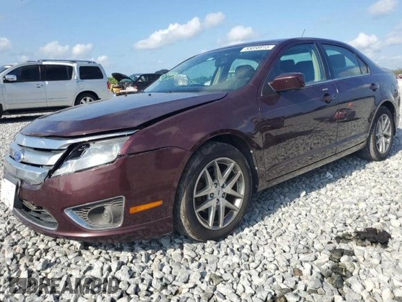2012 Ford Fusion SEL with VIN 3FAHP0JA9CR258890, listed as a Copart auction lot 55058915 with 120,343 mi miles and Non Repairable. Bid and sale history available at carsss.com. Image 1.