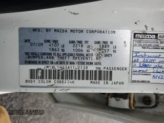 2010 Mazda 3 S Sport z VIN JM1BL1H63A1182139, wystawiony jako Copart lot #58746575 z przebiegiem 96 236 mil mil oraz Szkoda całkowita • Salvage title. Historia ofert i sprzedaży dostępna na DreamBid. Obrazek 12.