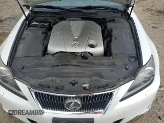 2012 Lexus IS 350 with VIN JTHCE5C20C5002247, listed as a Copart auction lot 65723745 with 211,445 mi miles and Clean title. Bid and sale history available at DreamBid. Image 11.