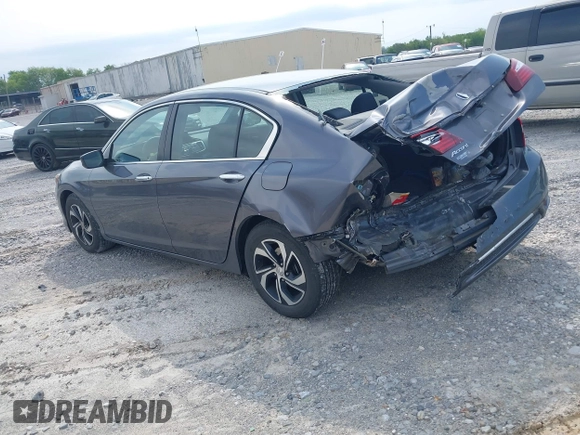 2017 Honda Accord LX with VIN 1HGCR2F33HA162048, listed as a IAAI auction lot 42006856 with 92,300 mi miles. Bid and sale history available at carsss.com. Image 3.