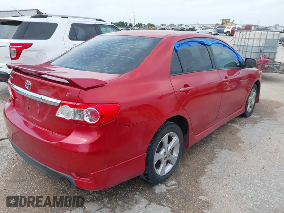 2013 Toyota Corolla L with VIN 5YFBU4EE0DP099973, listed as a IAAI auction lot 41940516 with 95,439 mi miles. Bid and sale history available at carsss.com. Image 4.