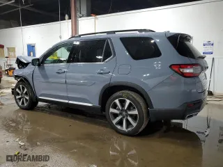 2023 Honda Pilot Elite with VIN 5FNYG1H89PB043021, listed as a Copart auction lot 51522675 with 27,465 mi miles and Salvage Title. Bid and sale history available at carsss.com. Image 2.